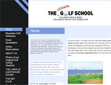 Tablet Screenshot of oceancitymdgolfschool.com